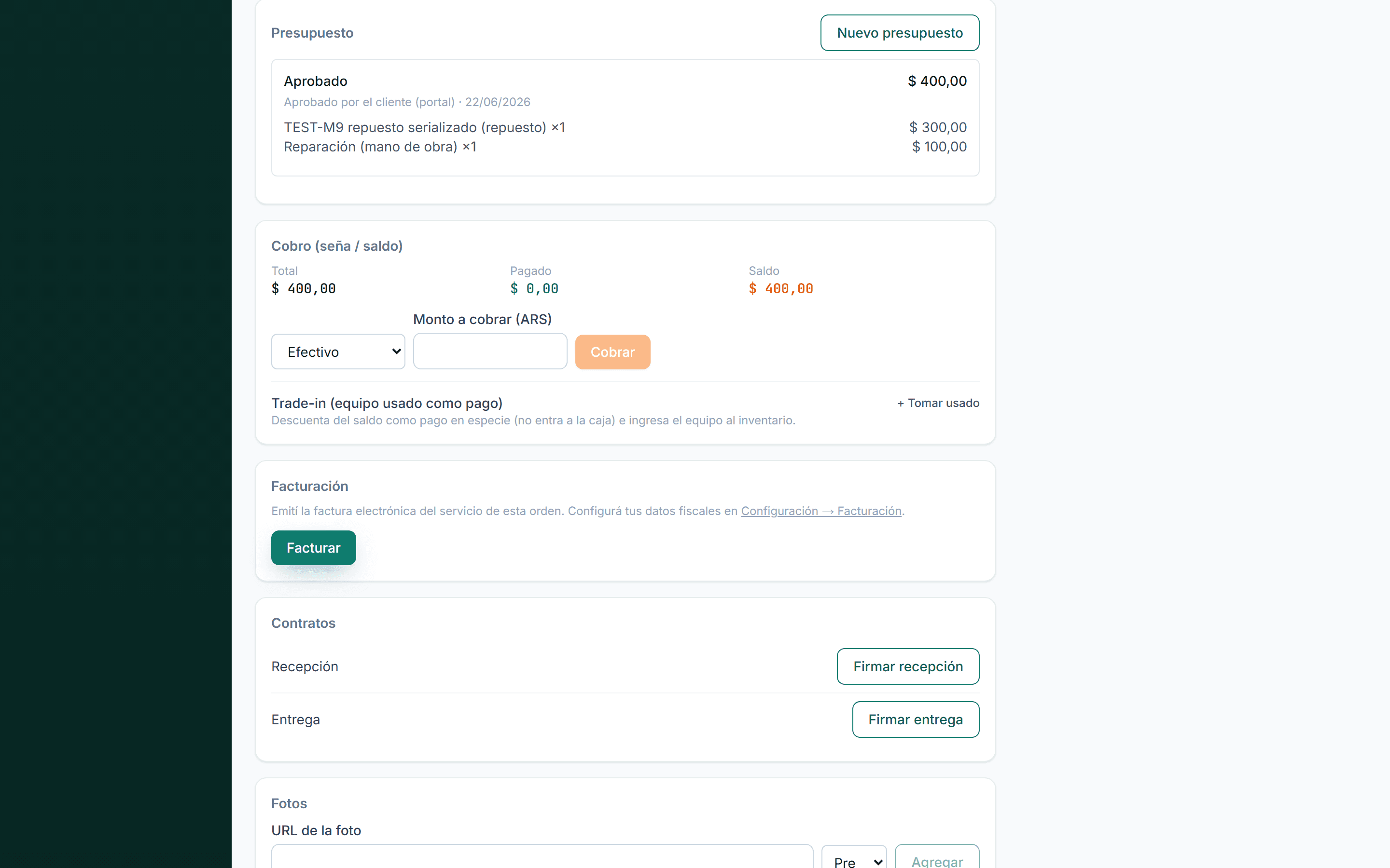 Fixfono — Presupuestos (datos de demostración).